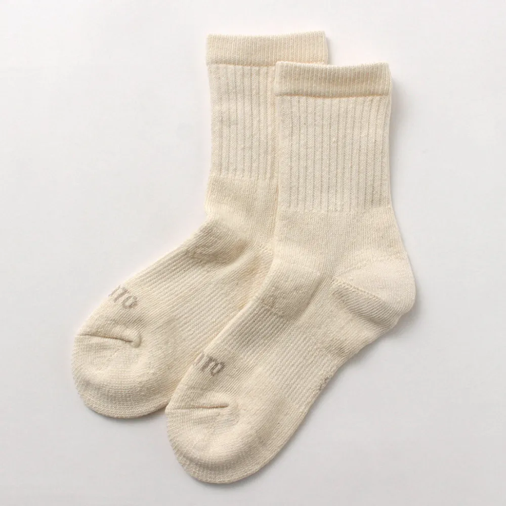 ROTOTO Socks^/ Double Face Mini Crew Socks Organic Cotton