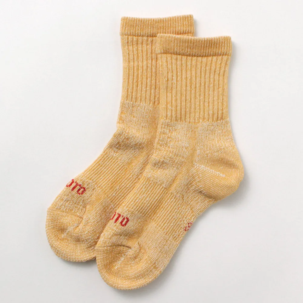 ROTOTO Socks^/ Double Face Mini Crew Socks Organic Cotton