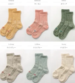 ROTOTO Socks^/ Double Face Mini Crew Socks Organic Cotton