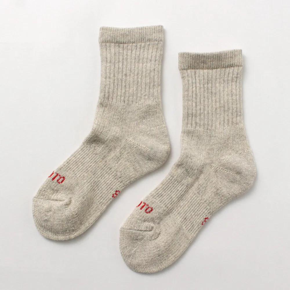 ROTOTO Socks^/ Double Face Mini Crew Socks Organic Cotton