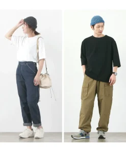 ROTOTO Hats^/ Indigo Cotton Roll Up Beanie
