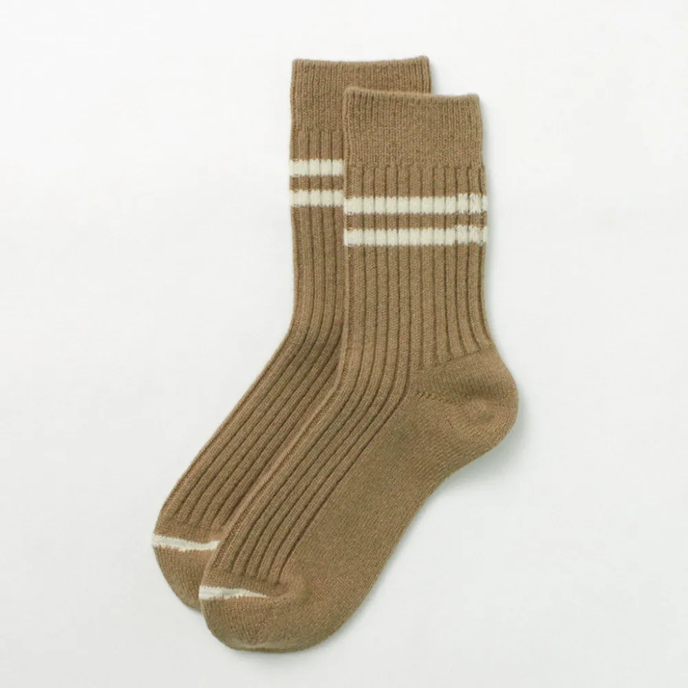 ROTOTO Socks^/ Merino Lambs Wool Striped Socks