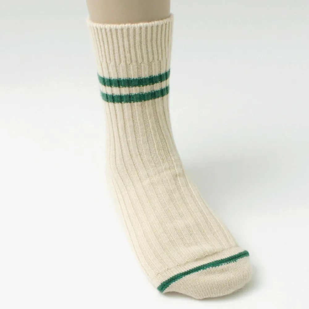 ROTOTO Socks^/ Merino Lambs Wool Striped Socks