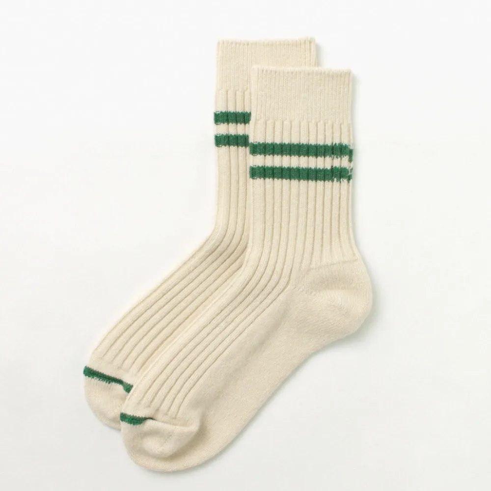 ROTOTO Socks^/ Merino Lambs Wool Striped Socks
