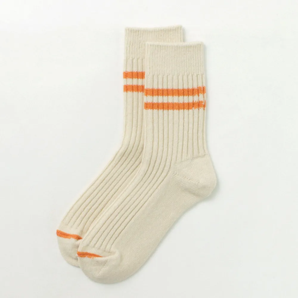 ROTOTO Socks^/ Merino Lambs Wool Striped Socks