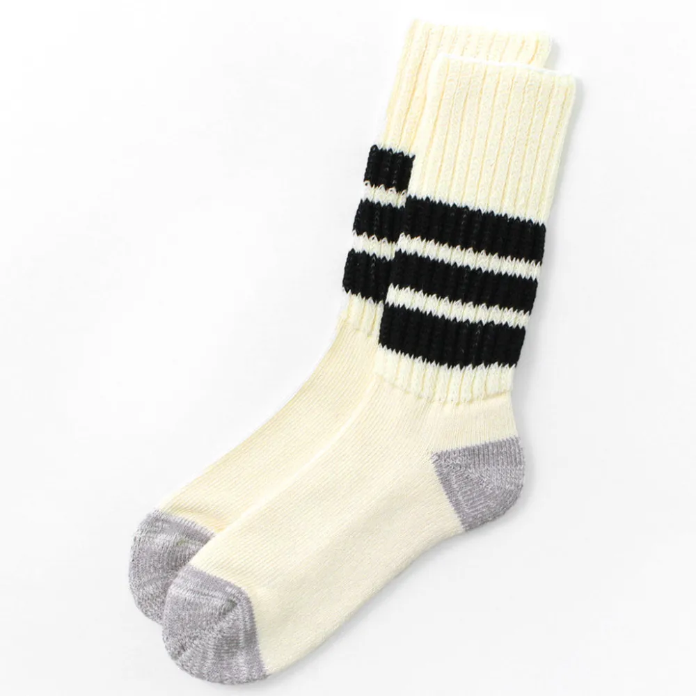ROTOTO Socks^/ R1255 Coarse Ribbed Old School Socks