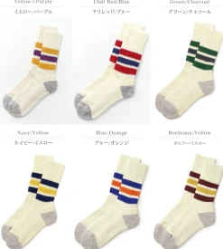 ROTOTO Socks^/ R1255 Coarse Ribbed Old School Socks