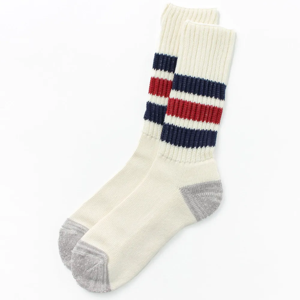 ROTOTO Socks^/ R1255 Coarse Ribbed Old School Socks