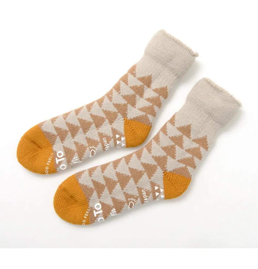 ROTOTO Socks^/ R1179 Comfy Room Socks SANKAKU