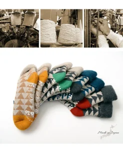 ROTOTO Socks^/ R1179 Comfy Room Socks SANKAKU