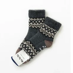 ROTOTO Socks^/ R1260 Comfy Room Socks NORDIC
