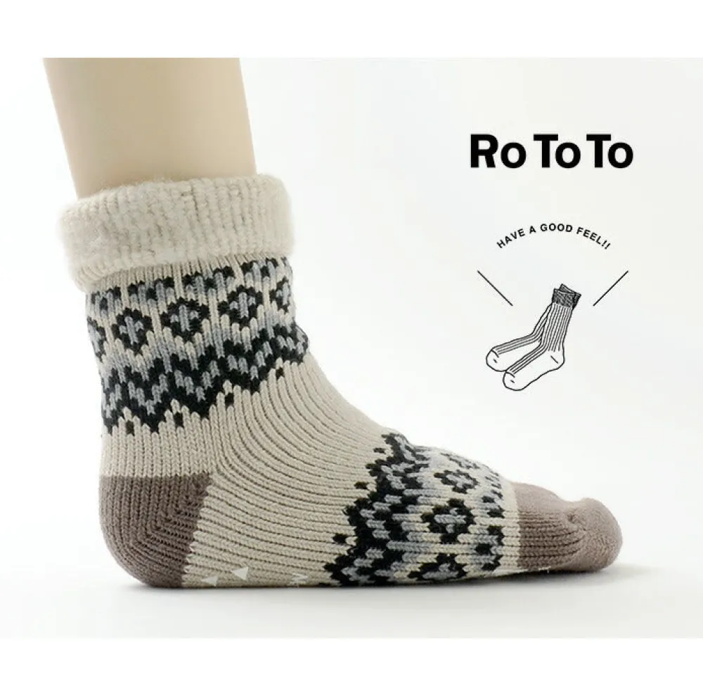 ROTOTO Socks^/ R1260 Comfy Room Socks NORDIC