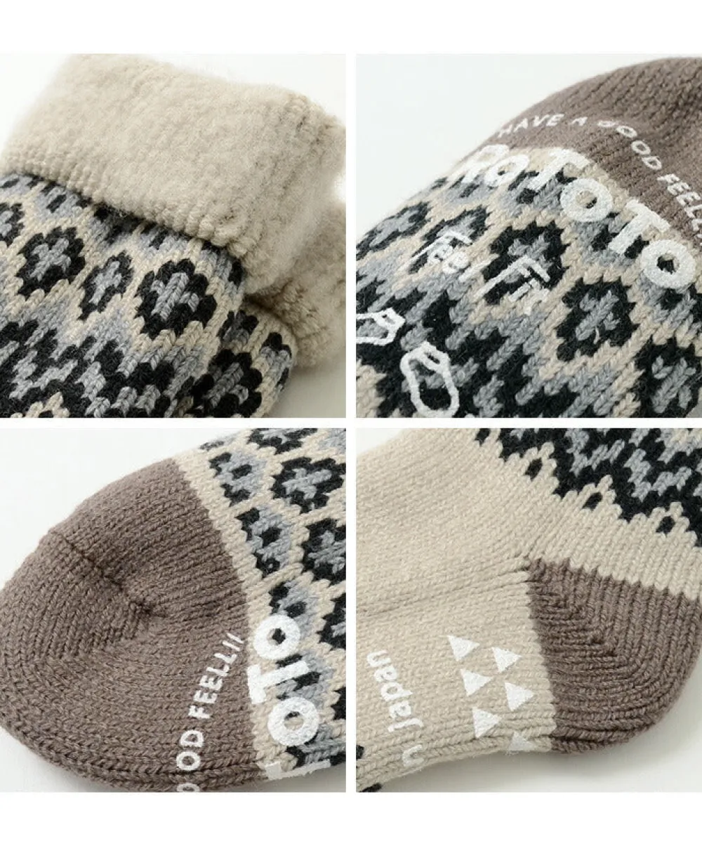 ROTOTO Socks^/ R1260 Comfy Room Socks NORDIC
