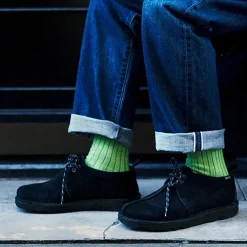 ROTOTO Socks^/ R1327 Cotton wool ribbed crew socks