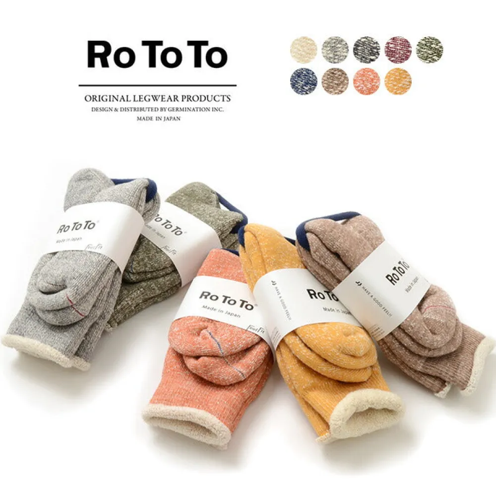 ROTOTO Socks^/ R1001 Double Face Socks