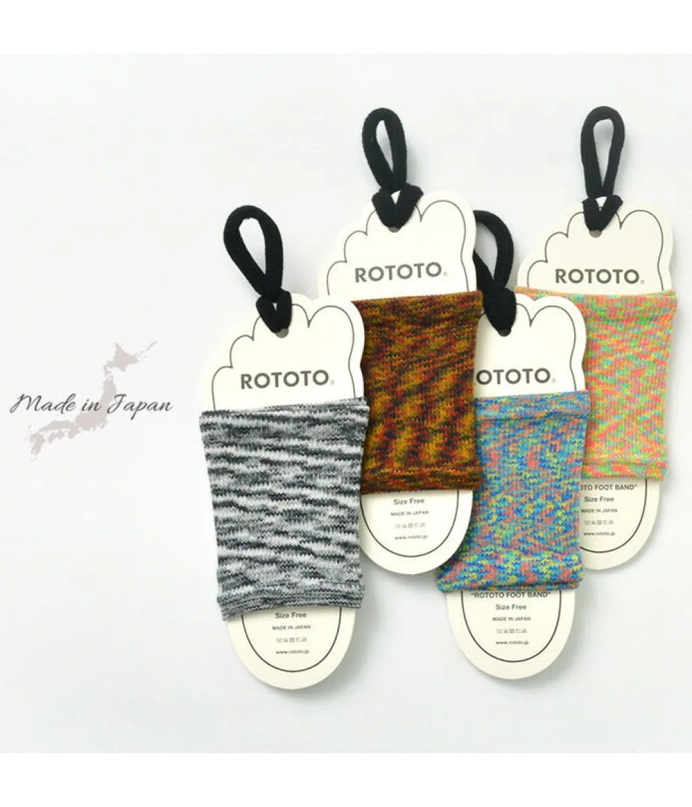 ROTOTO Socks^/ R1142 foot band Kasuri