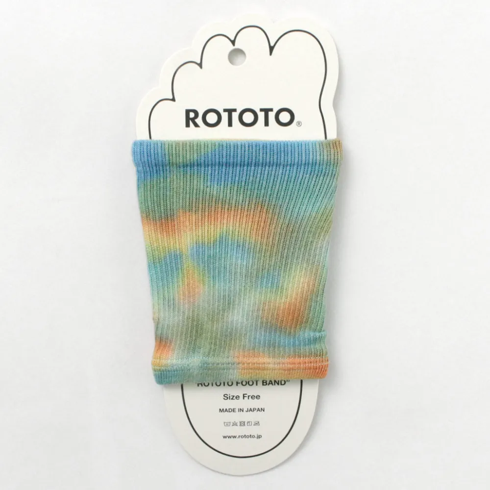 ROTOTO Socks^/ R1314 Foot Band Tie Dye