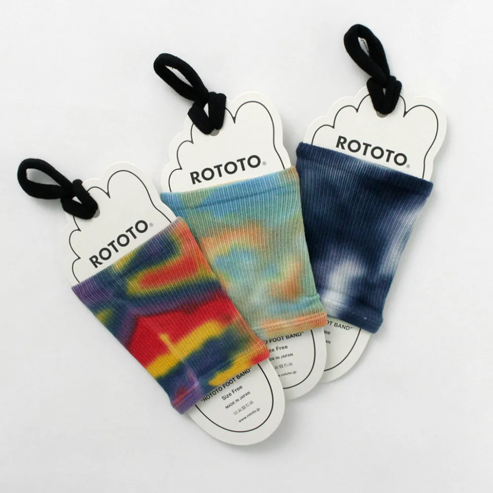 ROTOTO Socks^/ R1314 Foot Band Tie Dye