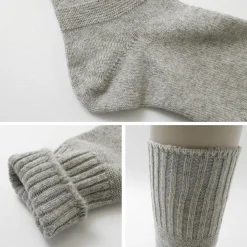 ROTOTO Socks^/ R1378 Gandy pattern crew socks