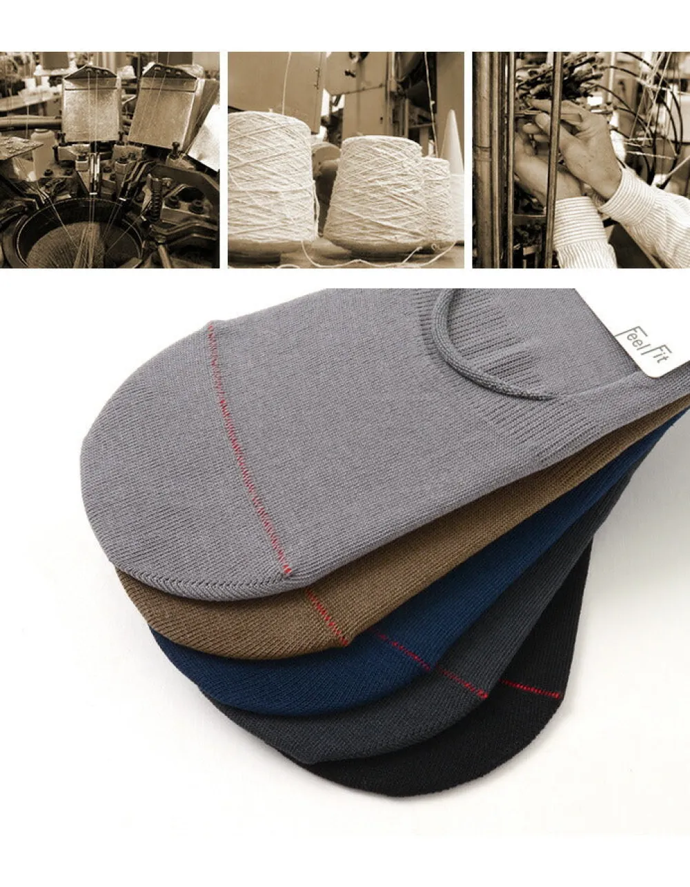 ROTOTO Socks^/ R1082 High gauge foot cover socks