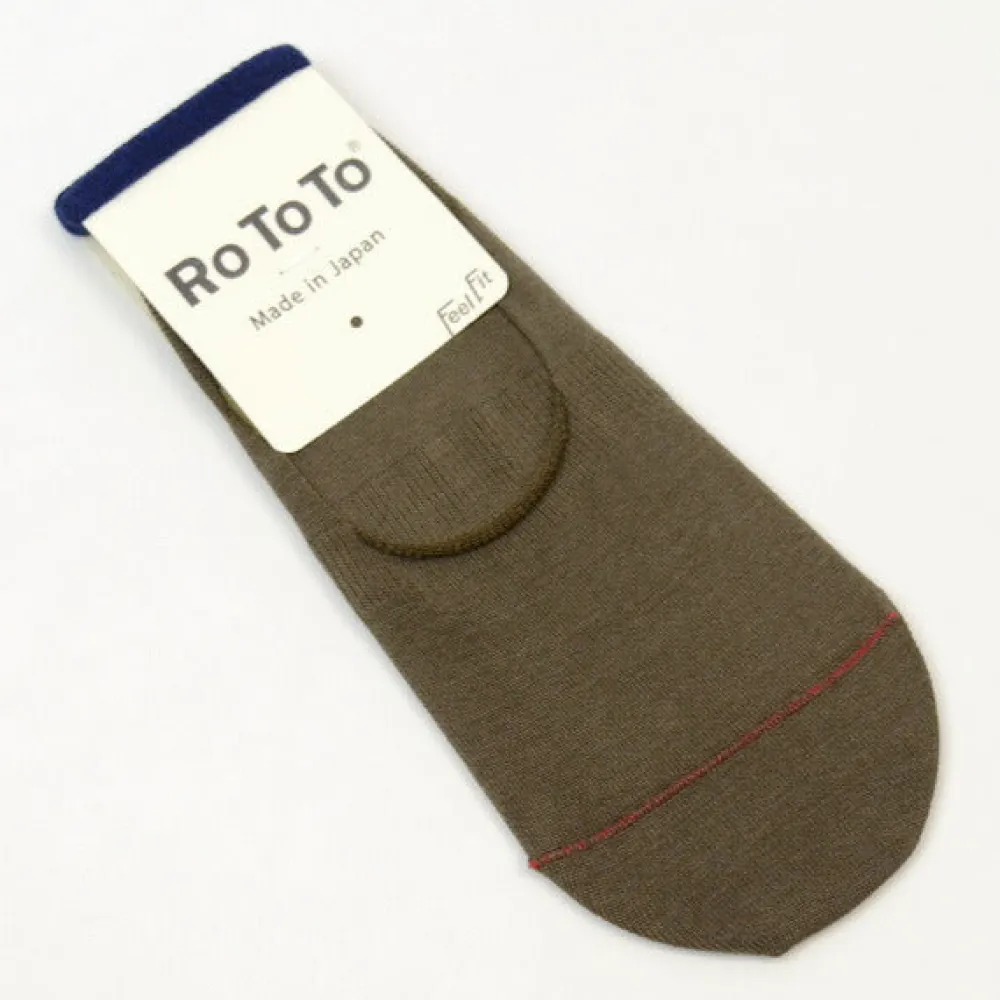 ROTOTO Socks^/ R1082 High gauge foot cover socks
