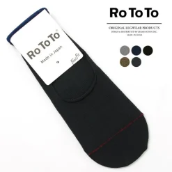 ROTOTO Socks^/ R1082 High gauge foot cover socks
