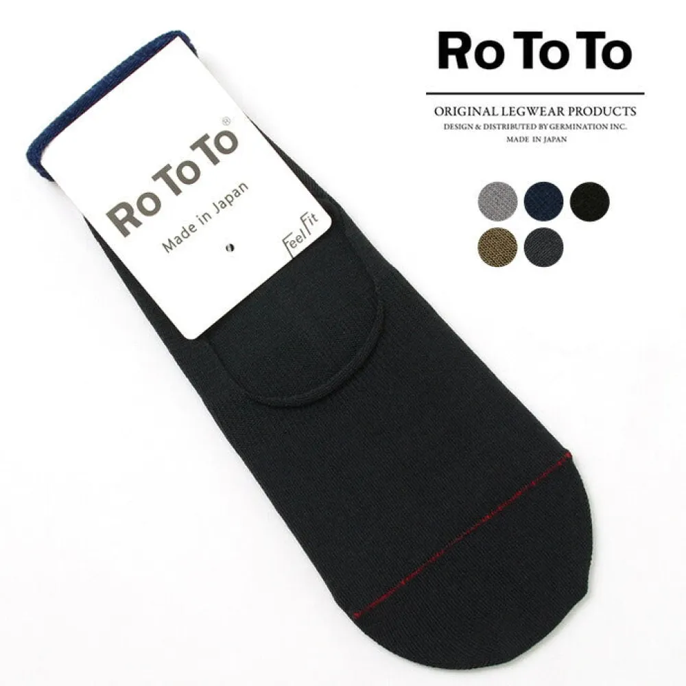 ROTOTO Socks^/ R1082 High gauge foot cover socks