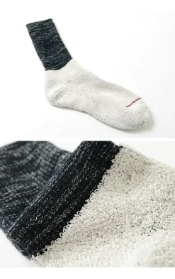 ROTOTO Socks^/ R1066 Japanese Paper Pile Socks