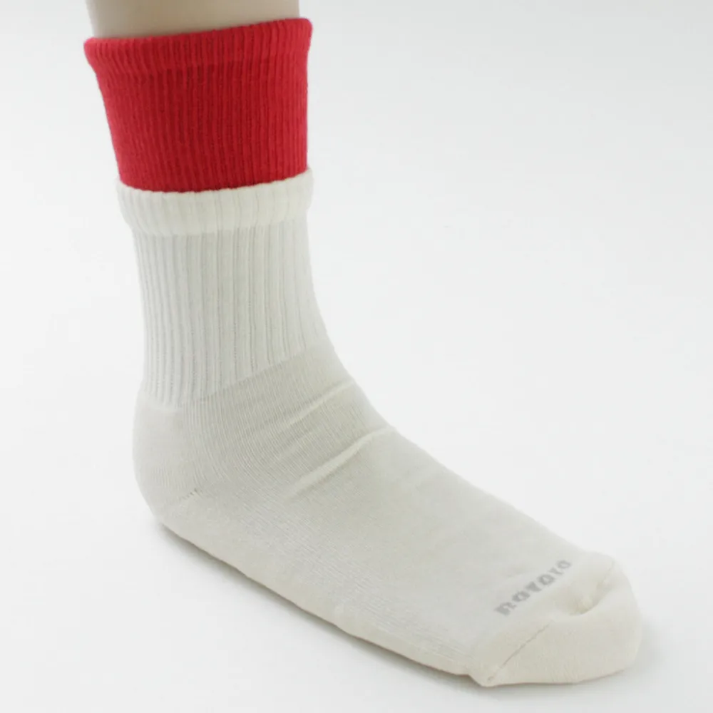 ROTOTO Socks^/ R1421 Organic cotton double layer crew socks
