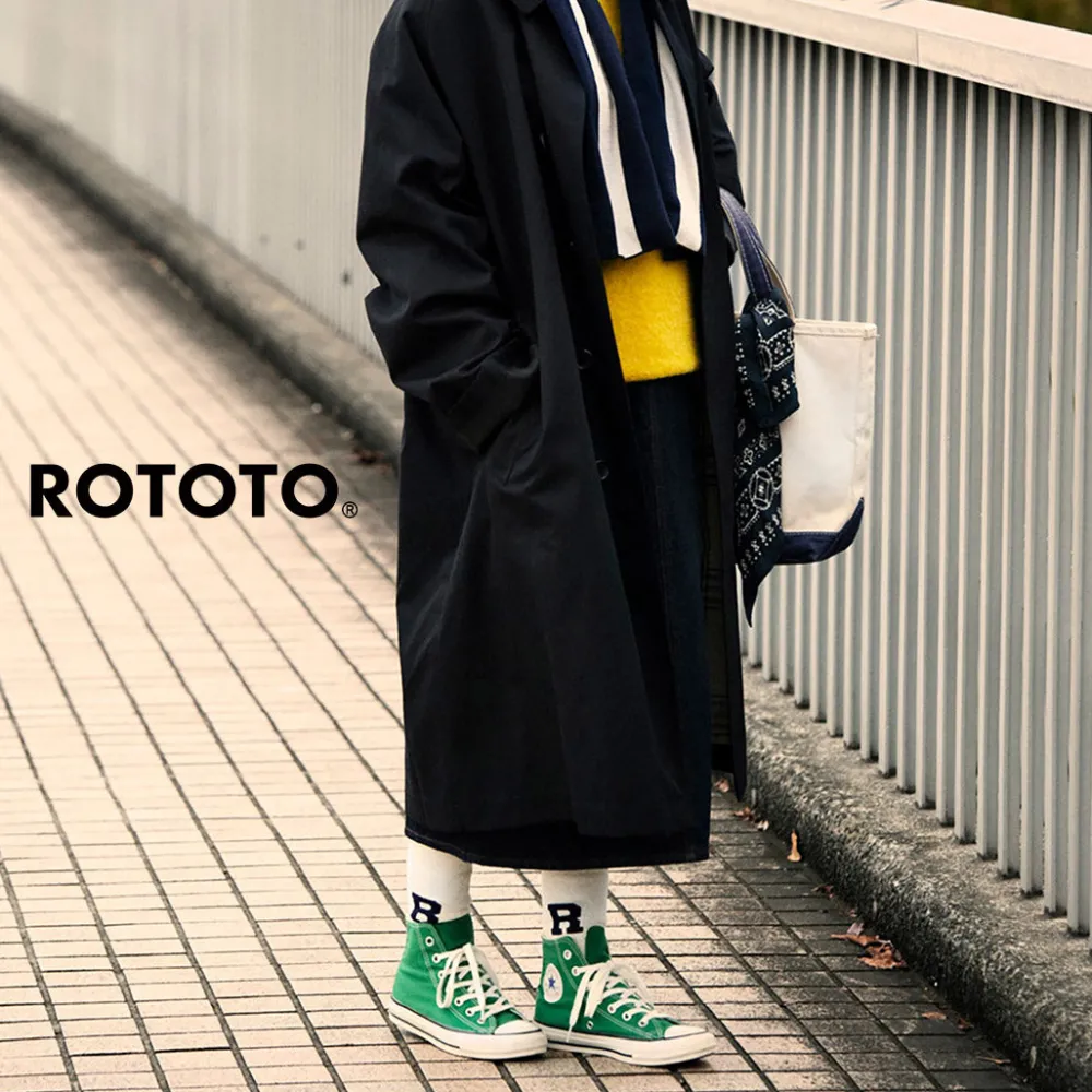 ROTOTO Socks^/ Raffy Sweat Socks R Logo