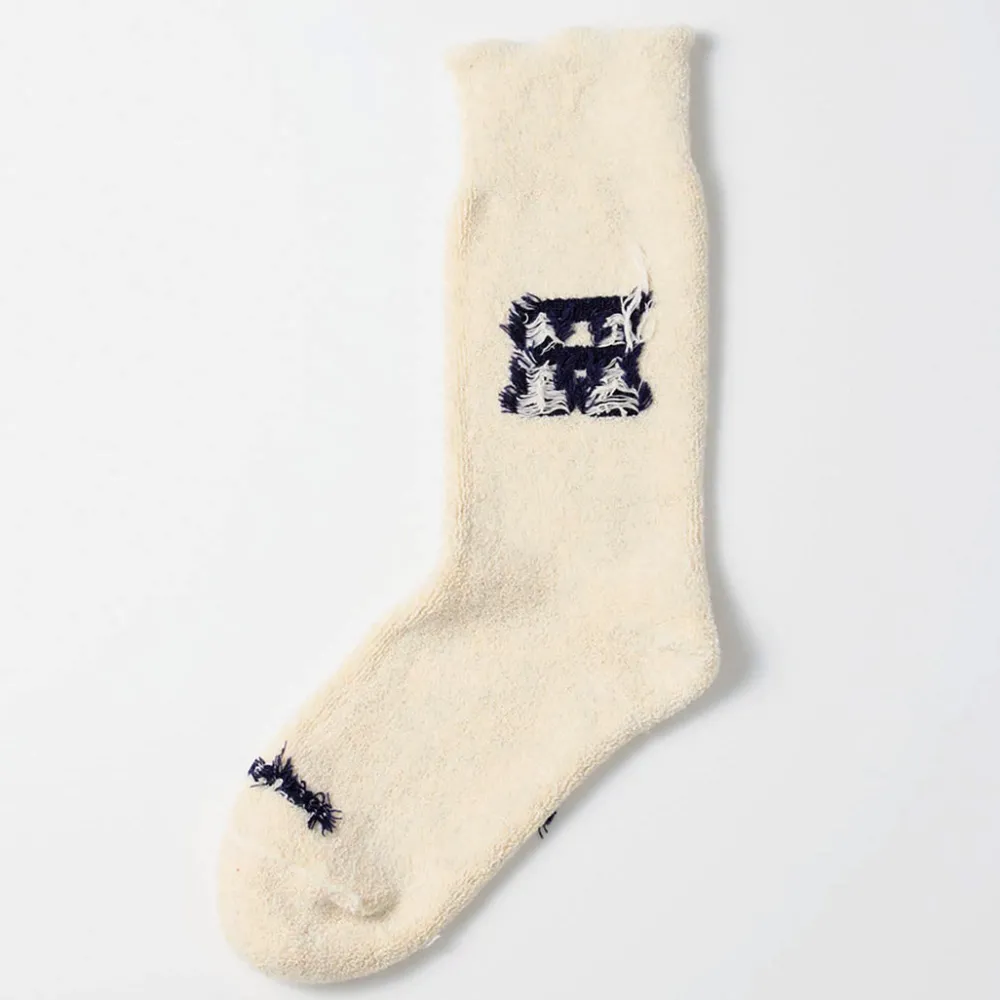 ROTOTO Socks^/ Raffy Sweat Socks R Logo