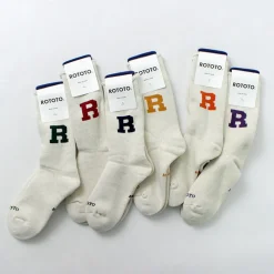ROTOTO Socks^/ Raffy Sweat Socks R Logo