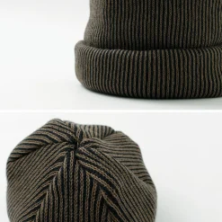 ROTOTO Hats^/ Super soft 2-way beanie Stripe
