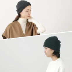 ROTOTO Hats^/ Super soft 2-way beanie Stripe