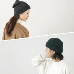 ROTOTO Hats^/ Super soft 2-way beanie Stripe