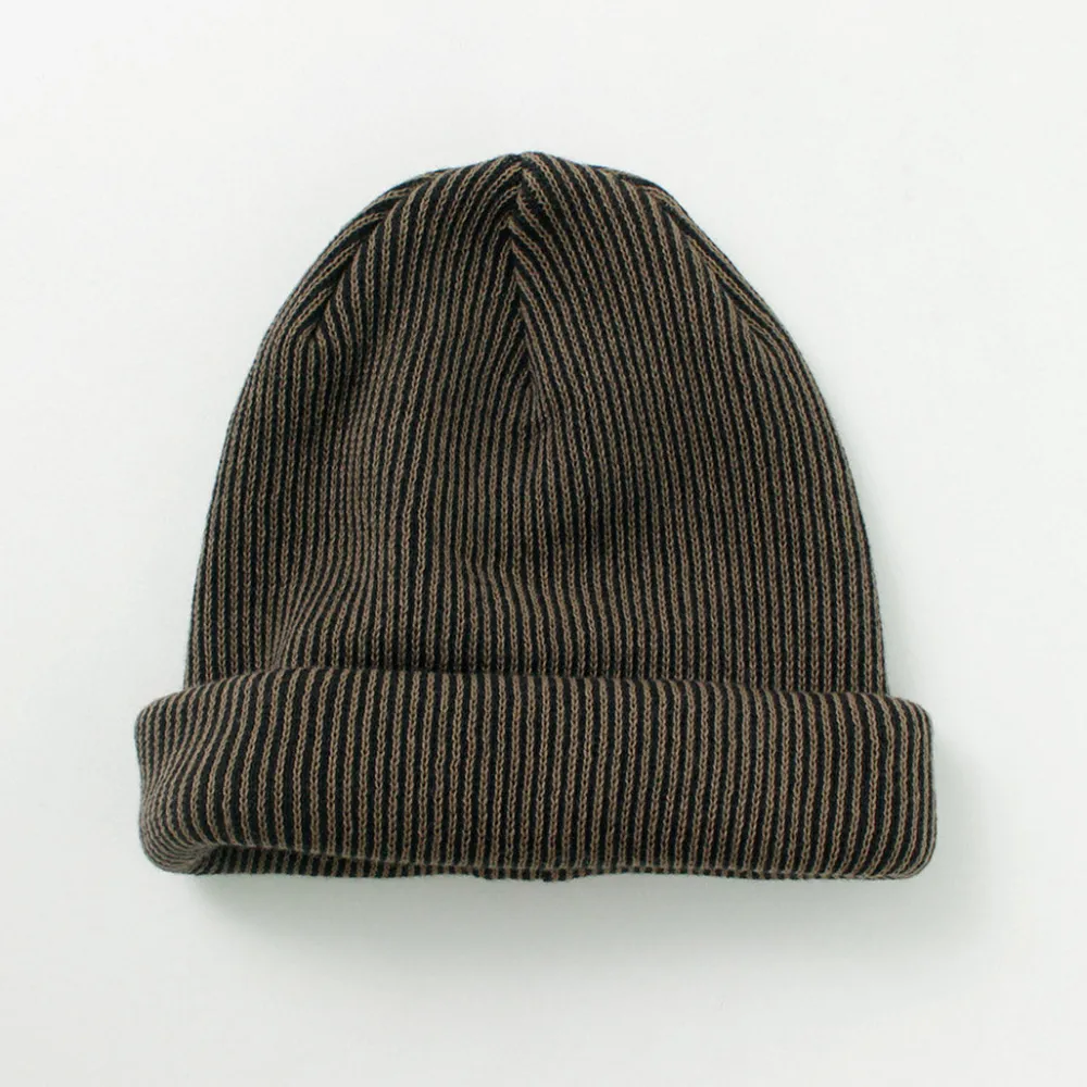 ROTOTO Hats^/ Super soft 2-way beanie Stripe
