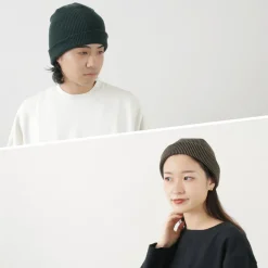 ROTOTO Hats^/ Super soft 2-way beanie Stripe