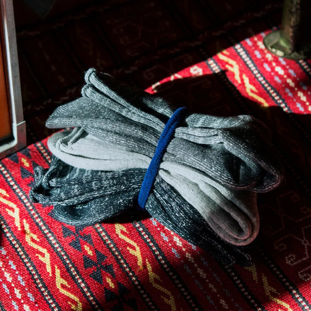 ROTOTO Socks^/ WASHI pile crew socks