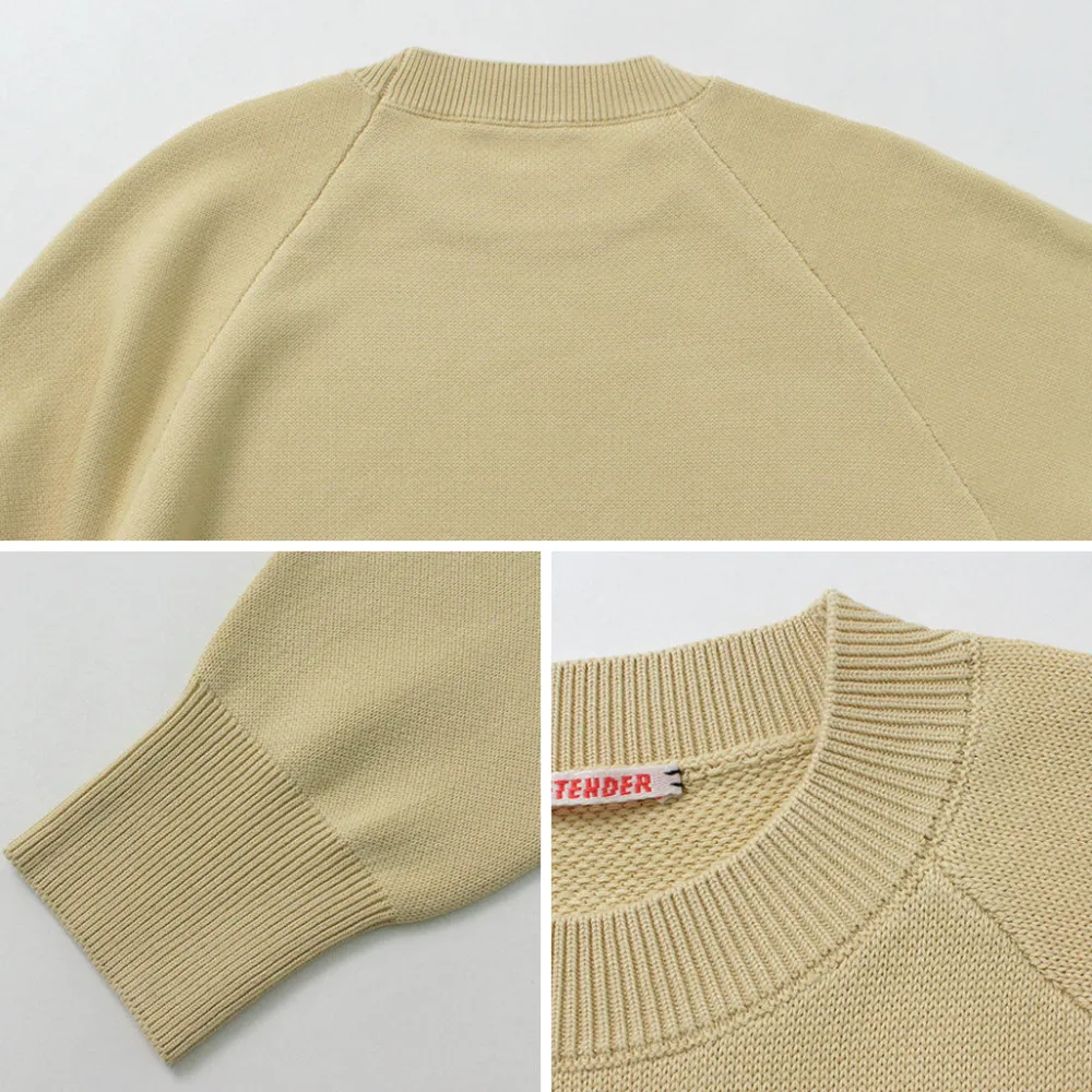 RYE TENDER Knits^/ Fulton Raglan Knit Sweatshirt