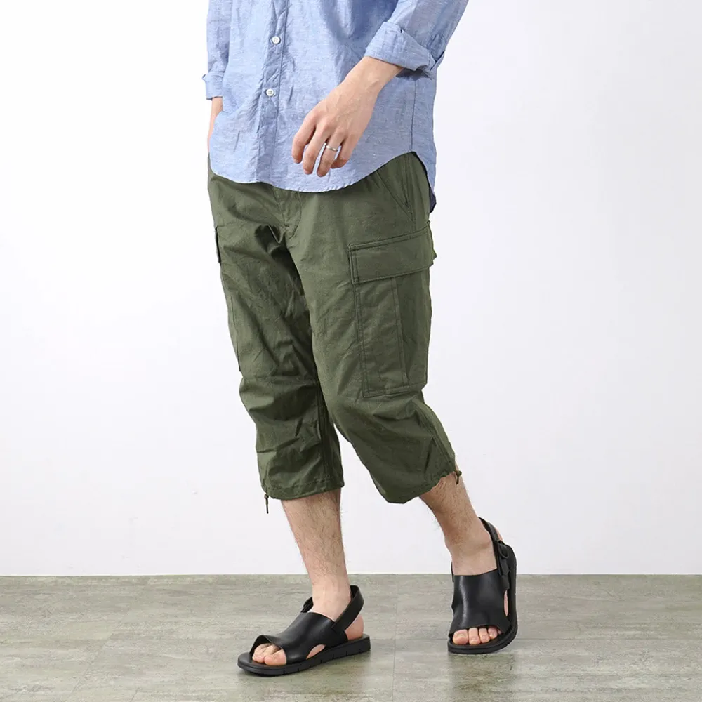 SAGE DE CRET Trousers^/ Cropped Cargo Pants olive