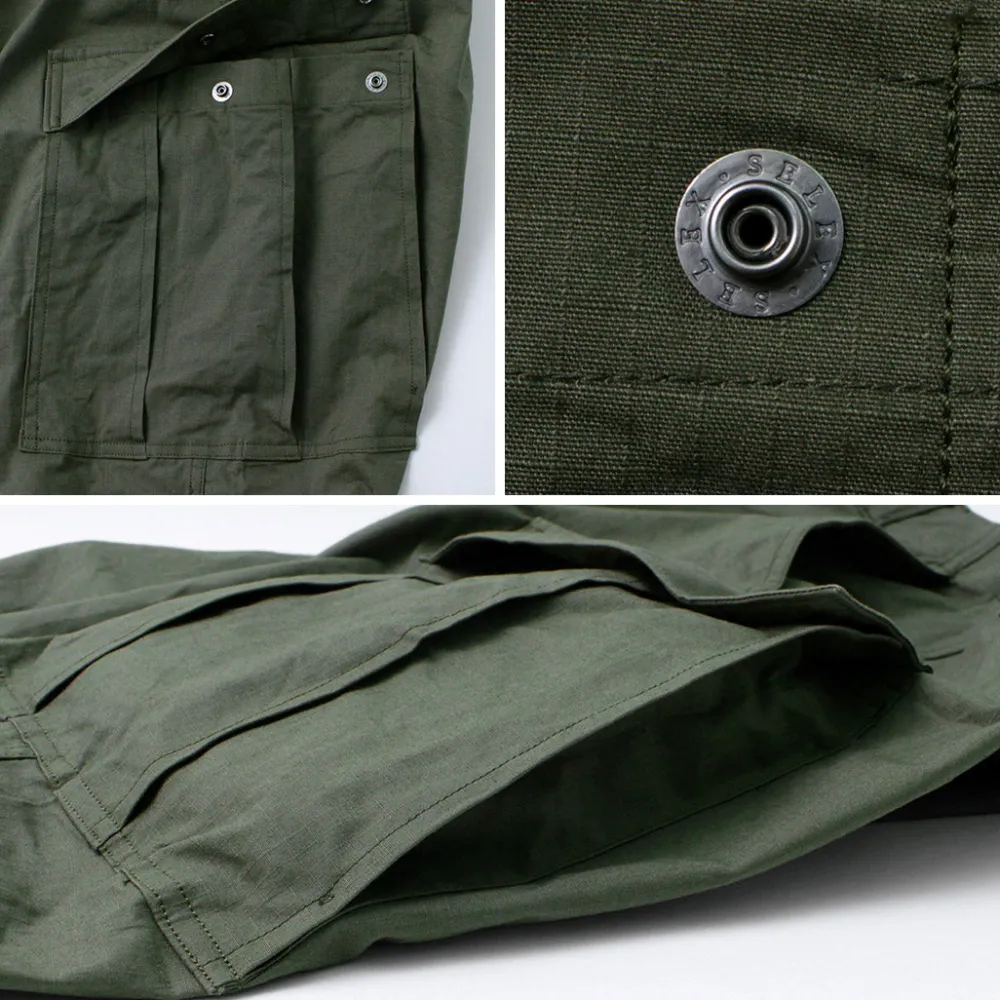 SAGE DE CRET Trousers^/ Cropped Cargo Pants olive