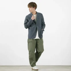 SAGE DE CRET Work Pants & Chinos^/ Ripstop stretch peg top work pants olive