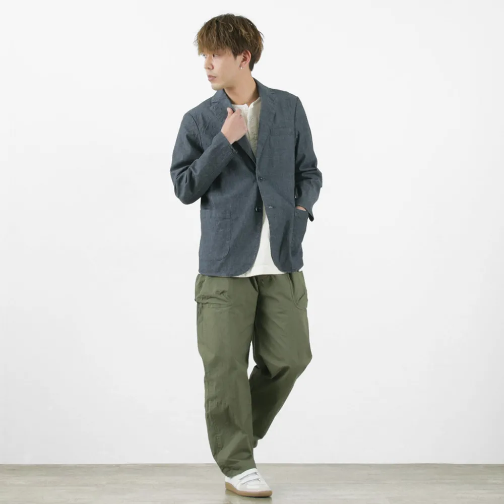 SAGE DE CRET Work Pants & Chinos^/ Ripstop stretch peg top work pants olive