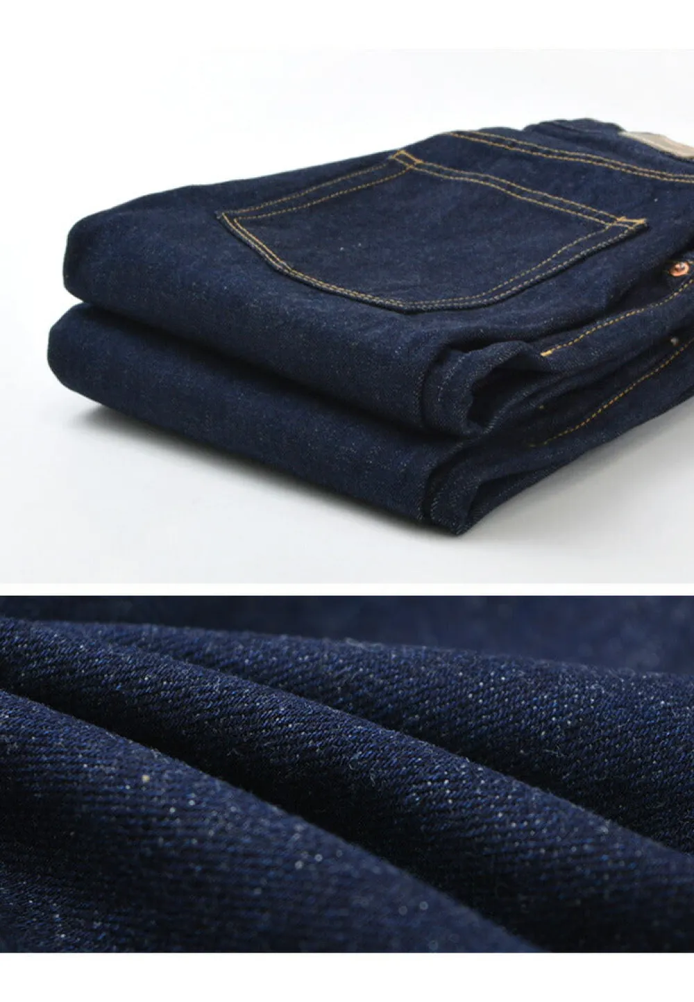 SANCA Jeans^/ 15.5 oz. denim tapered 5P pants indigo