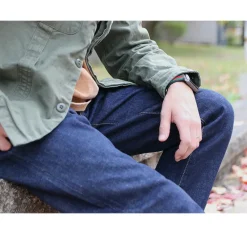 SANCA Jeans^/ 15.5 oz. denim tapered 5P pants indigo