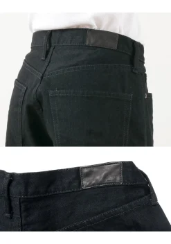 SANCA Jeans^/ denim tapered 5P trousers black