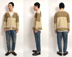 SANCA Jeans^/ 15.5oz Denim Tapered Used 5P Pants indigo