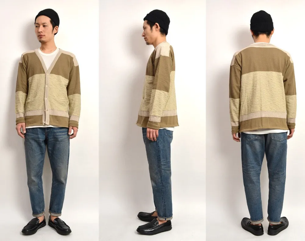 SANCA Jeans^/ 15.5oz Denim Tapered Used 5P Pants indigo