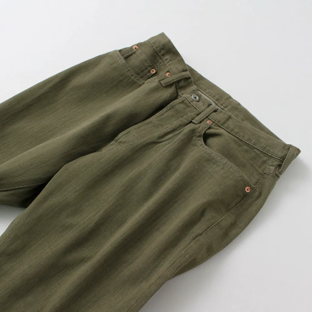 SANCA Jeans^/ UK Denim Tapered 5-Pants green