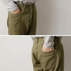SANCA Jeans^/ UK Denim Tapered 5-Pants green